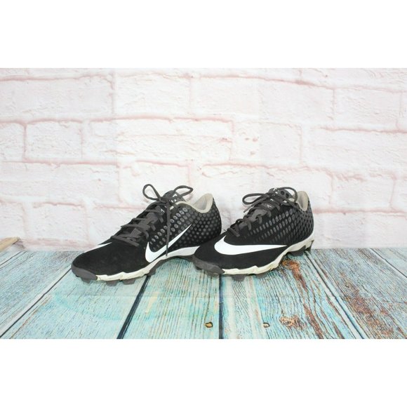 Nike Ultrafly 2  Black Nylon Lace up Soccer Cleats Sneakers Shoes Size 12 - Picture 2 of 9